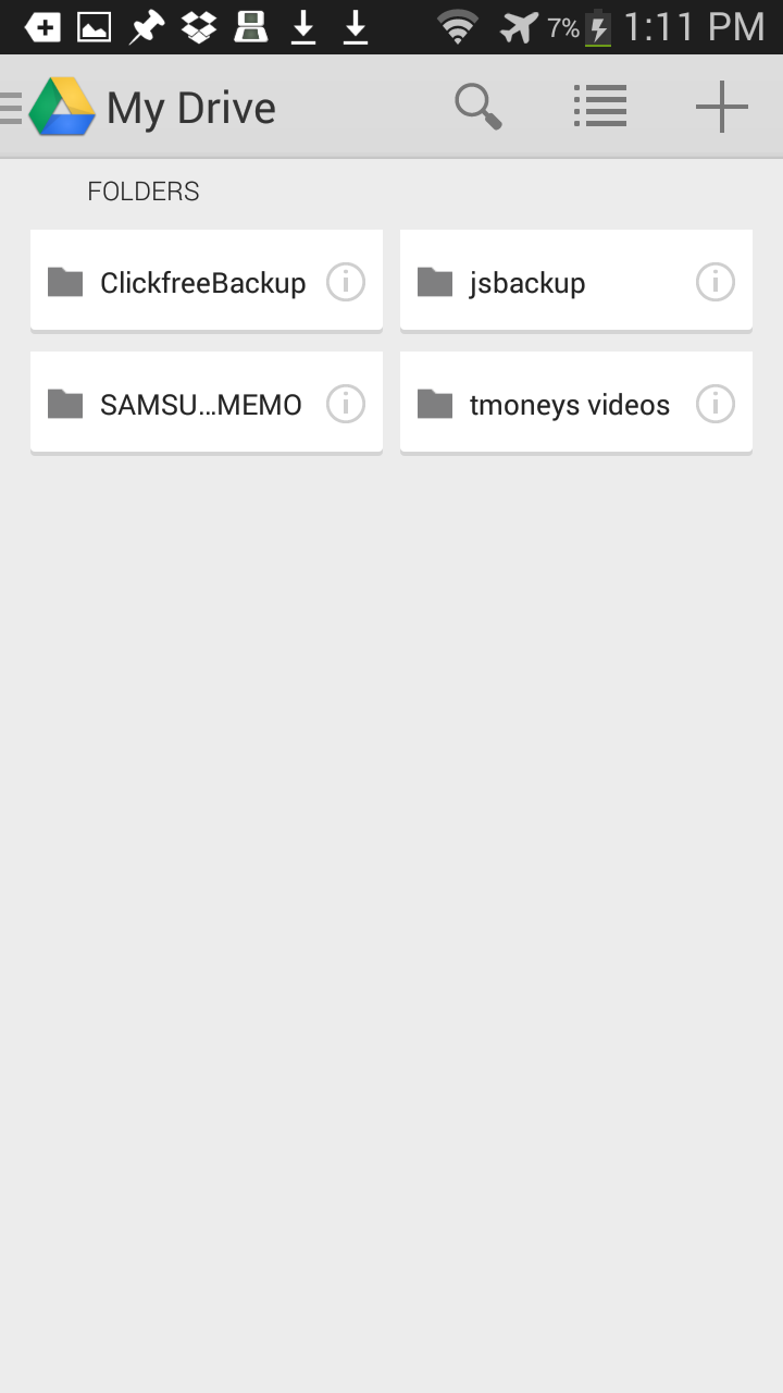 See nothing new no folders no new files nothing was uploaded please help me