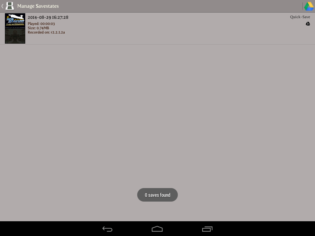 After I refresh Google drive, the icon goes dark again